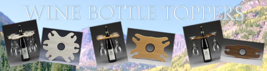 Colorado Heirloom Wood Wine Bottle Toppers